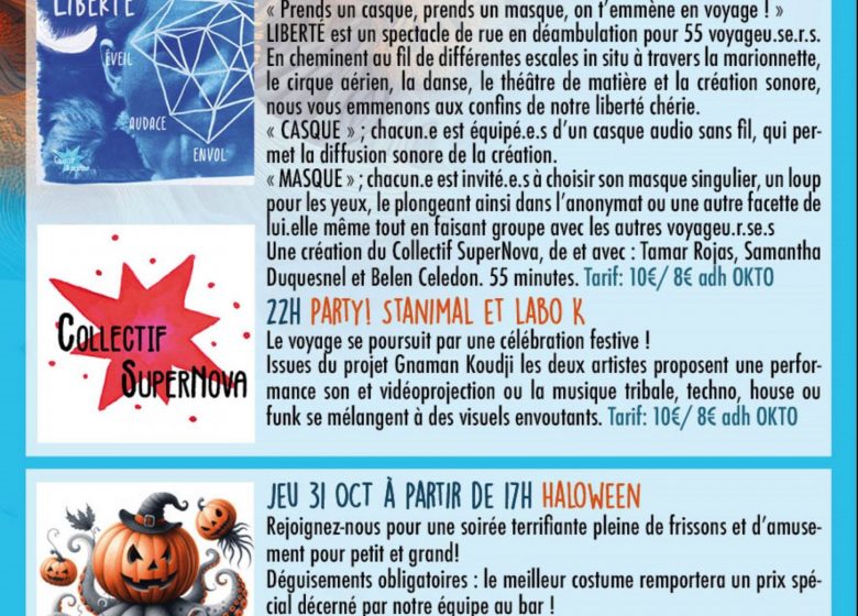 Flyer de l’animation