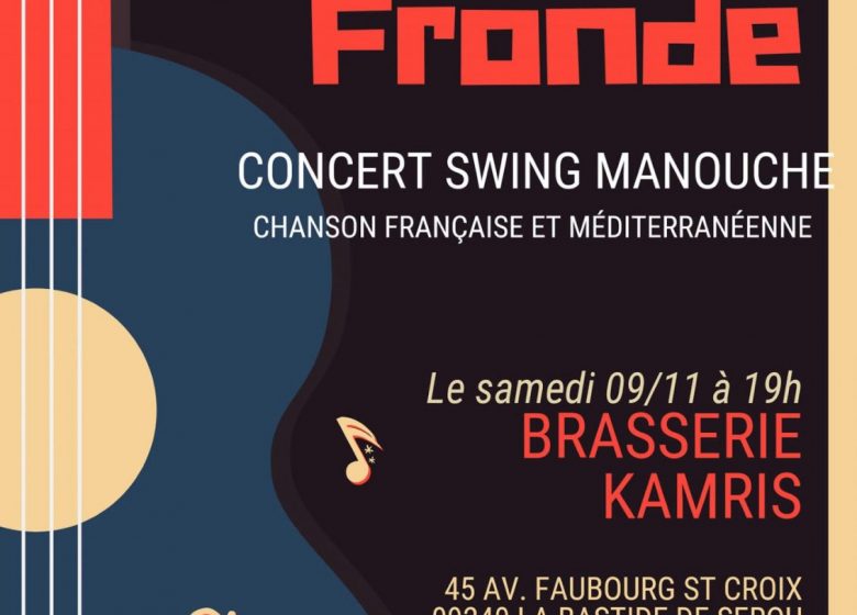 La Fronde en concert à la Brasserie KAMRIS_La Bastide-de-Sérou