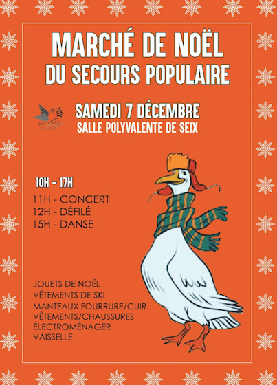 Marché de Noël – Secours Populaire de Seix_Seix