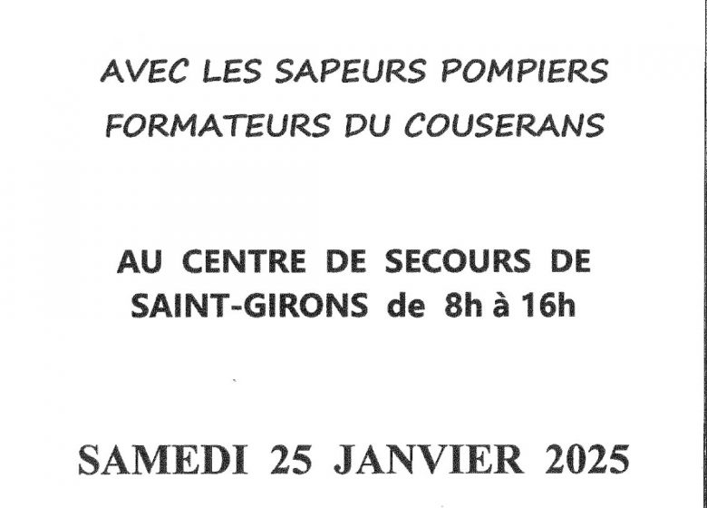 « Apprenez les gestes qui sauvent » – Secourisme PSC 1_Saint-Girons