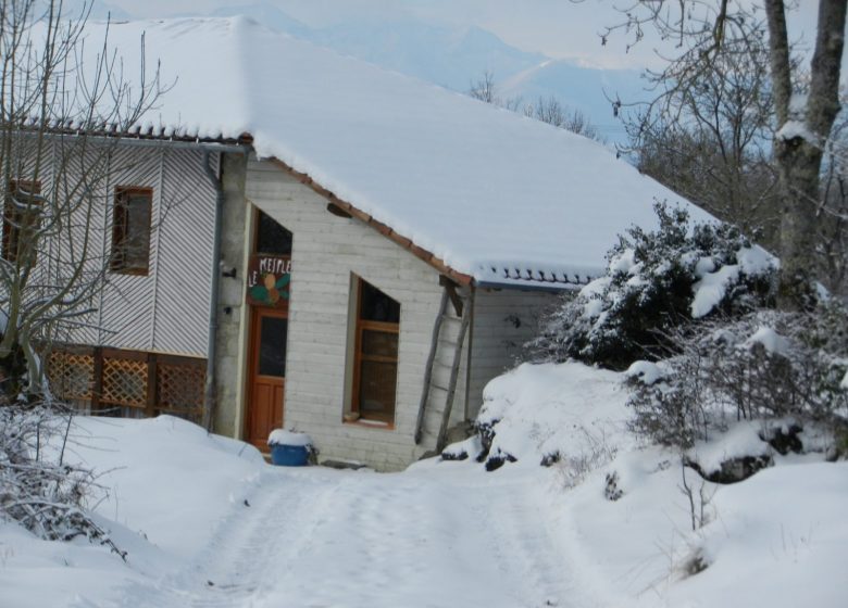 le gîte sous la neige