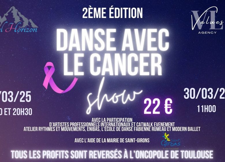 L’association Bel Horizon vous propose : Le Show Danse avec le Cancer – 11h00_Saint-Girons