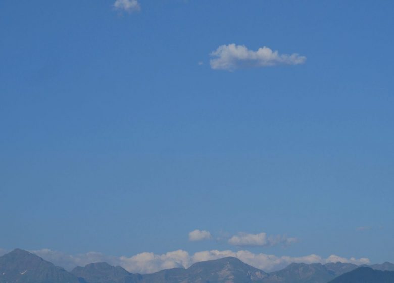 La vue depuis la terrasse